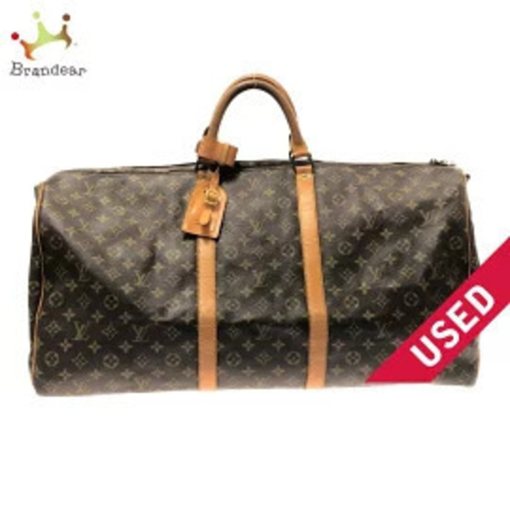 LOUIS VUITTON Keepall Bandouliere Boston Bag Monogram Canvas